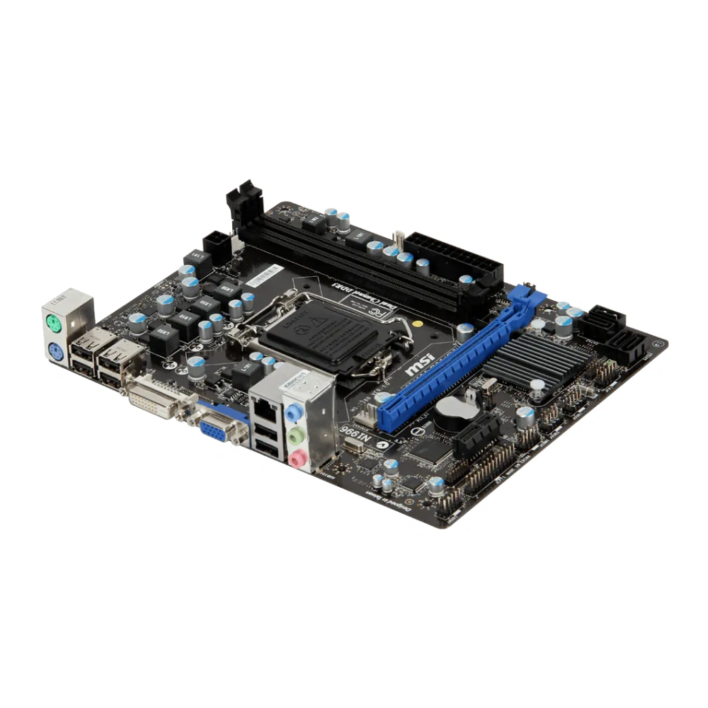 MSI Motherboard H61M-P31 DDR3 For Intel 3rd Gen (Import) view 3